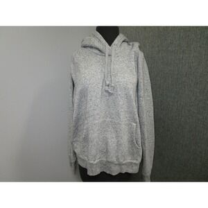 Old Navy XL Gray Hoodie Sherpa Lined Hood Pullover Sweatshirt Comfy